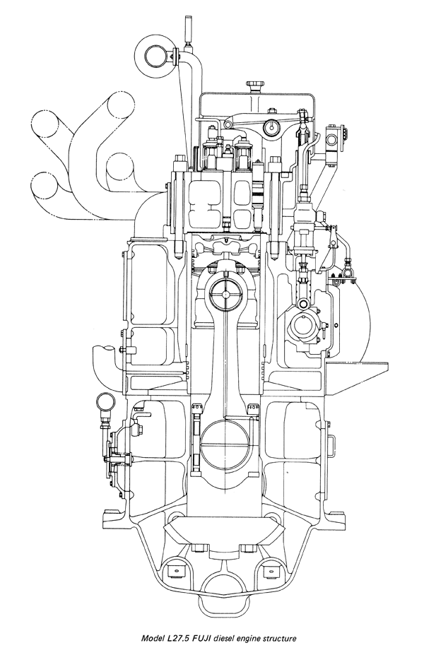 FUJI Diesel Engine L27.5
